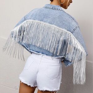 fringe denim jacket